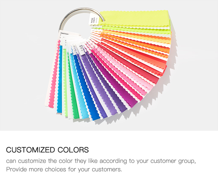 Customized colors